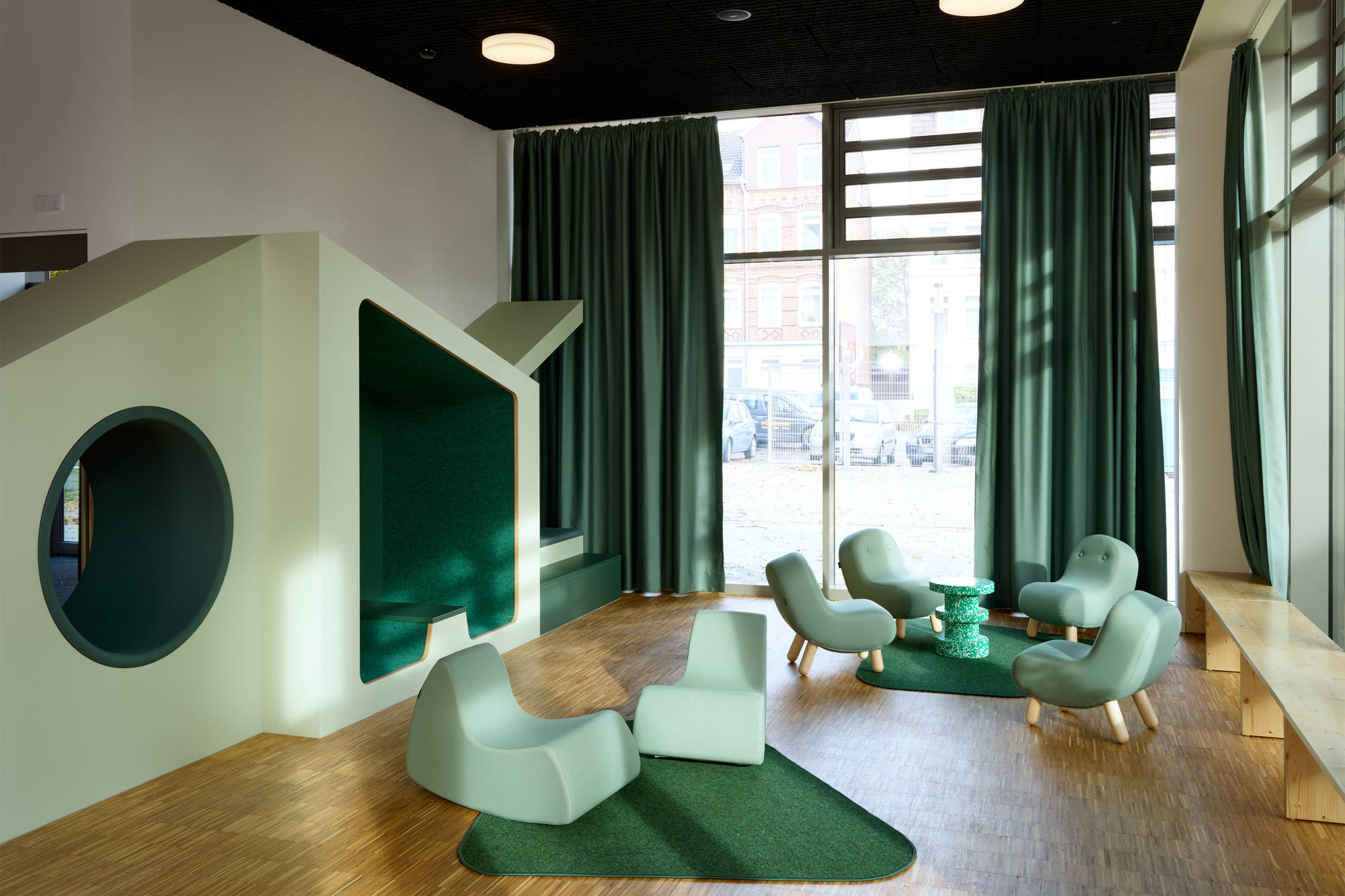 Wartebereich im Eingang